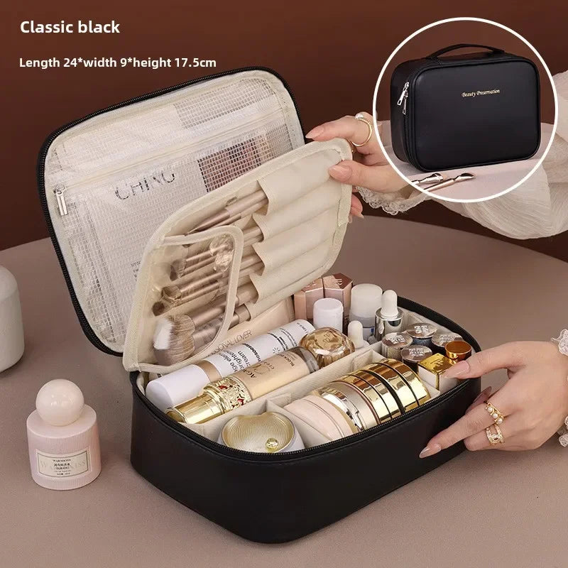 New Women'S Cosmetic Bag Portable Storage Bag Large Capacity Luxury Makeup Bag Travel Organizer Essentials Toiletry Bags