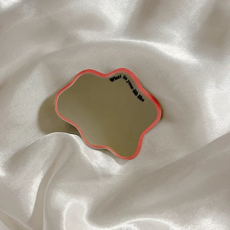 INS Cute Fruit Make up Mirror Phone Grip Tok Love Heart Griptok Korea Holder Ring for Iphone 15 Accessories Bracket Stand Holder